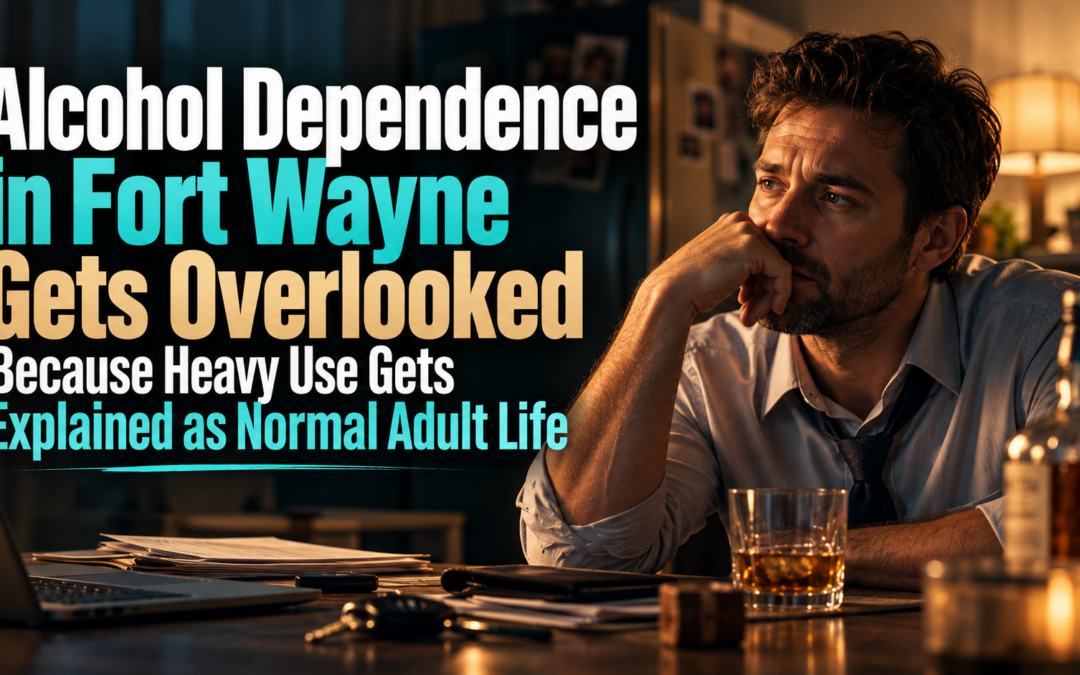 Alcohol Dependence in Fort Wayne Gets Overlooked Because Heavy Use Gets Explained as Normal Adult Life